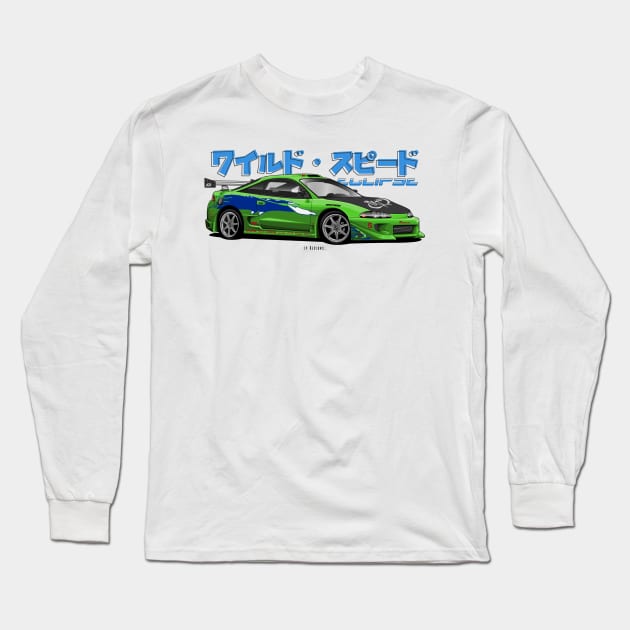 Eclipse - The Fast And Furious Long Sleeve T-Shirt by LpDesigns_